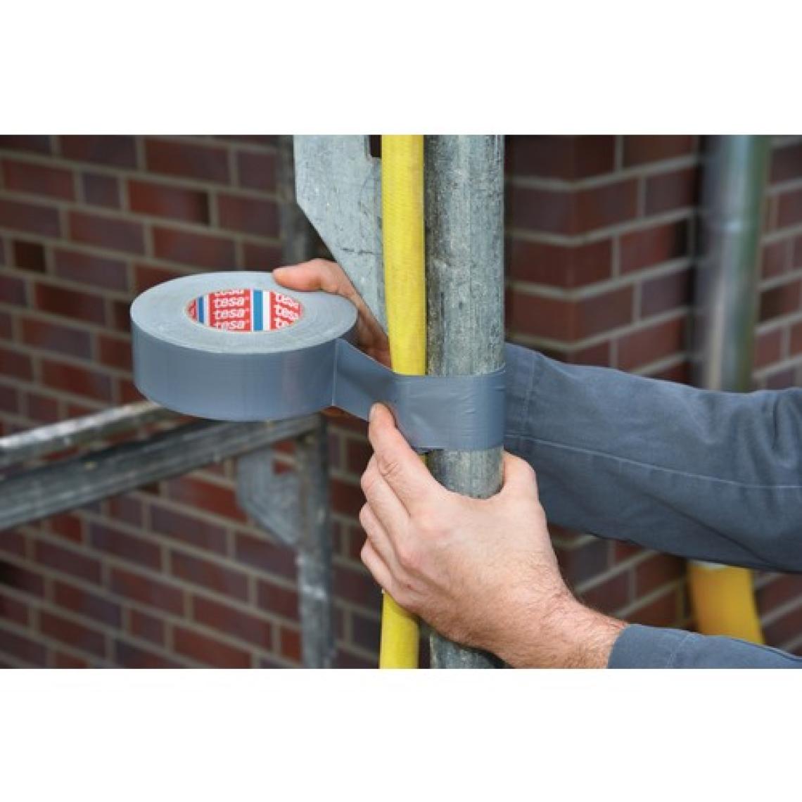 Tesa Basic Duct Bant, 25m:50mm , Gri