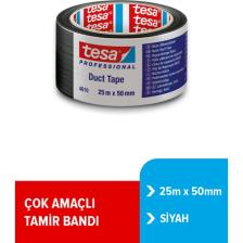 Tesa 04610 Basic Duct Tamir Bandı Siyah 25X50 Mm