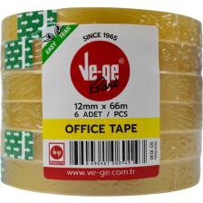 Ve-Ge Eto Sarı Şeritli Selefon Bant 12 x 66 6'lı