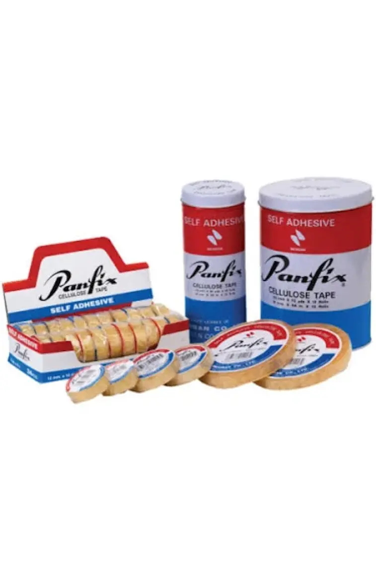 Panfix 12x10 Mt Şeffaf Bant Tekli