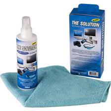 The Solution Lcd, Led, Ekran, Laptop, Tablet, Bilgisayar, Televizyon, Cep Telefonu, Gözlük, Kamera, Koruyucu Ve Parlatıcı Doğal Temizleme, Temizlik Seti – 250 ML Temizleyici