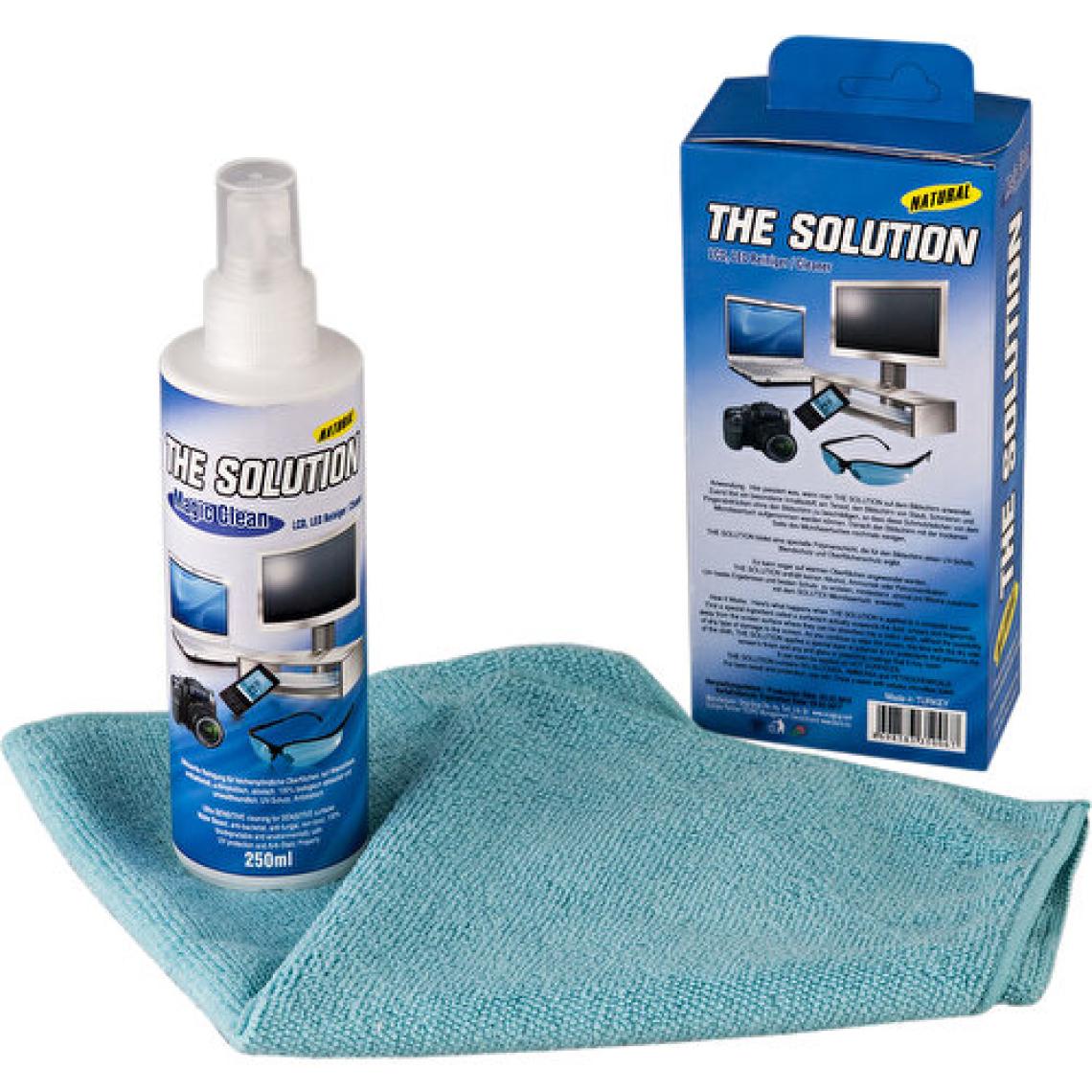 The Solution Lcd, Led, Ekran, Laptop, Tablet, Bilgisayar, Televizyon, Cep Telefonu, Gözlük, Kamera, Koruyucu Ve Parlatıcı Doğal Temizleme, Temizlik Seti – 250 ML Temizleyici