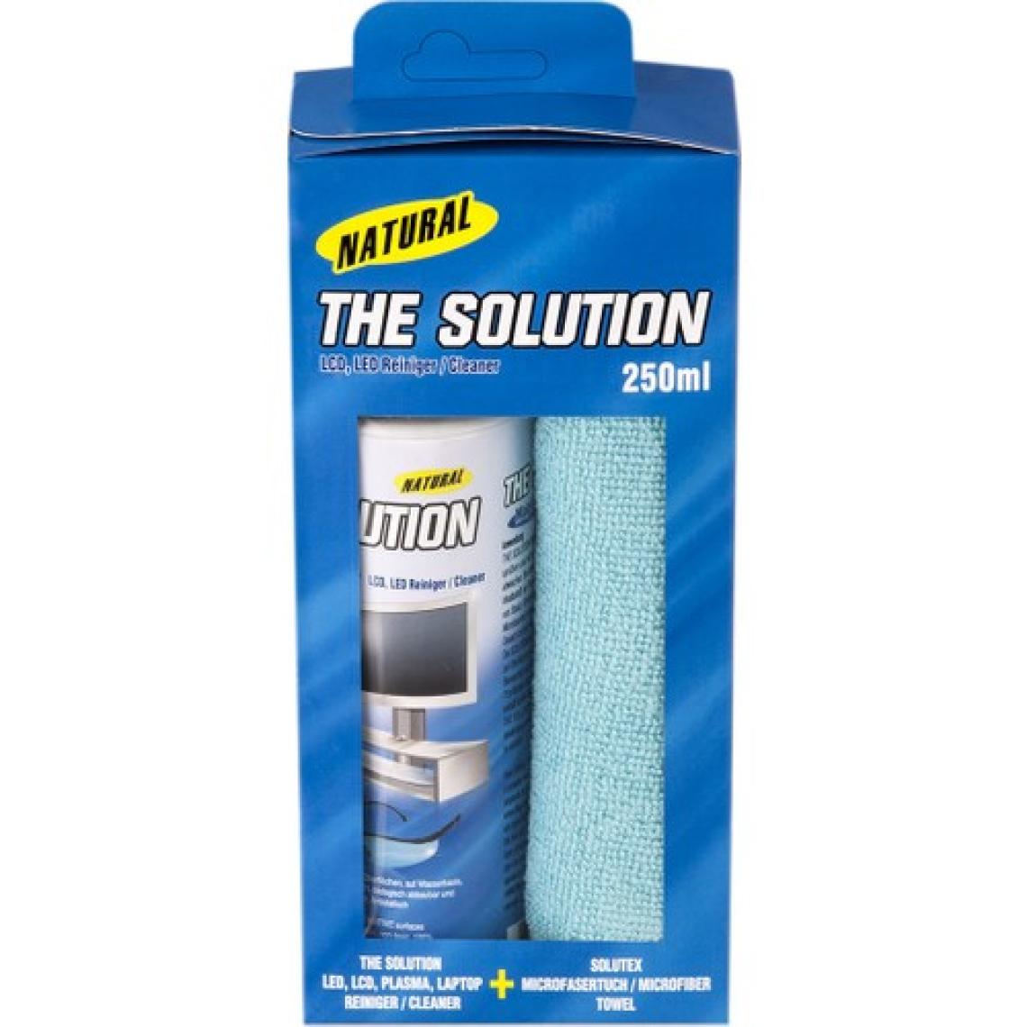 The Solution Lcd, Led, Ekran, Laptop, Tablet, Bilgisayar, Televizyon, Cep Telefonu, Gözlük, Kamera, Koruyucu Ve Parlatıcı Doğal Temizleme, Temizlik Seti – 250 ML Temizleyici