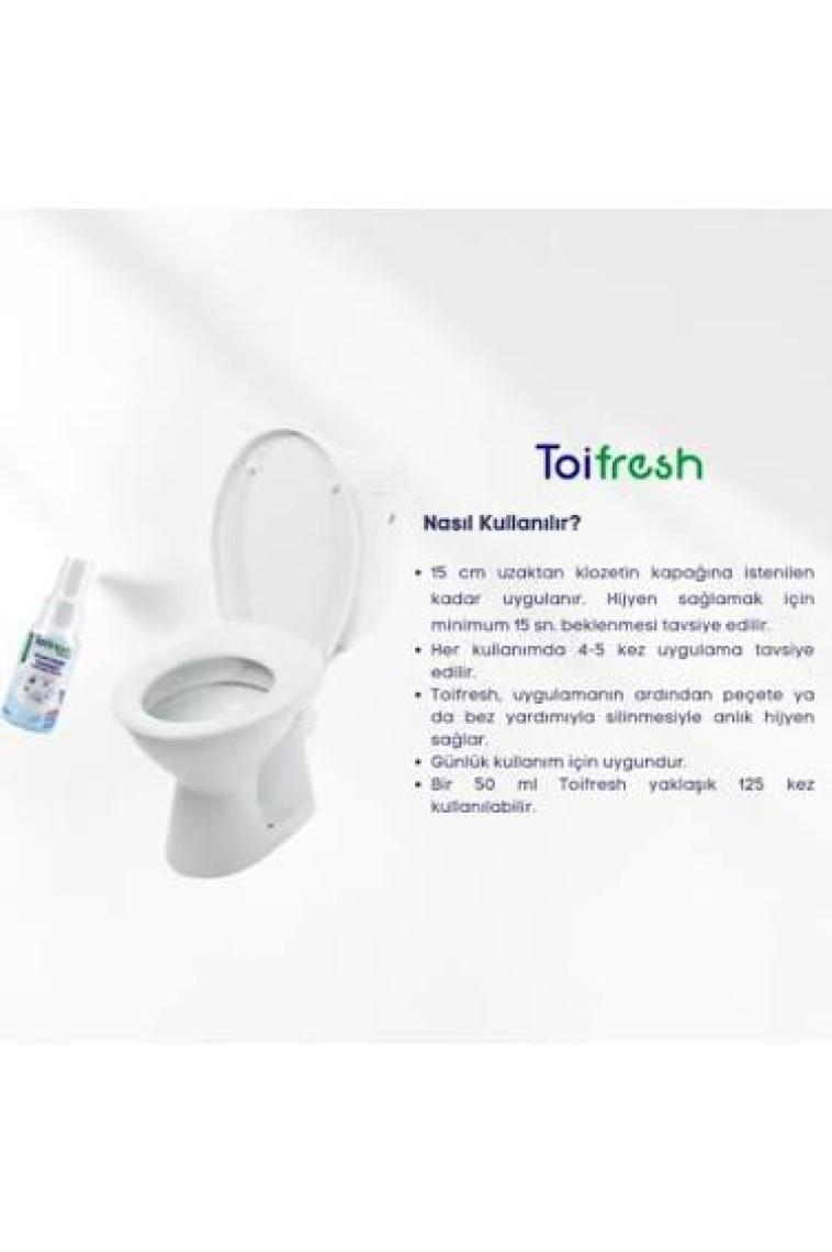 Toifresh Anlık Klozet Kapağı Temizleyicisi 50ML