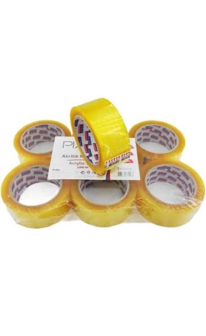 Ekobant Şeffaf  Koli Bantı 100 mt 6'lı