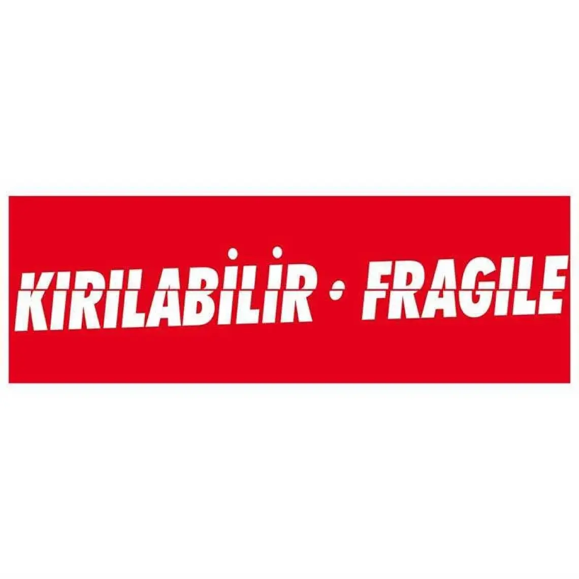 Fragile Kırılır Uyarılı Baskılı Koli Bandı Boy:66mt En:50mm 6 Adet