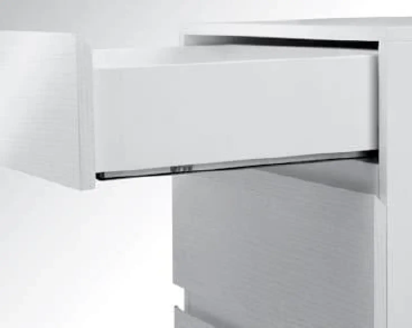 Samet Samet Smart 45 Cm Kısmi Tek Açılım Frenli Çekmece Rayı-127221305