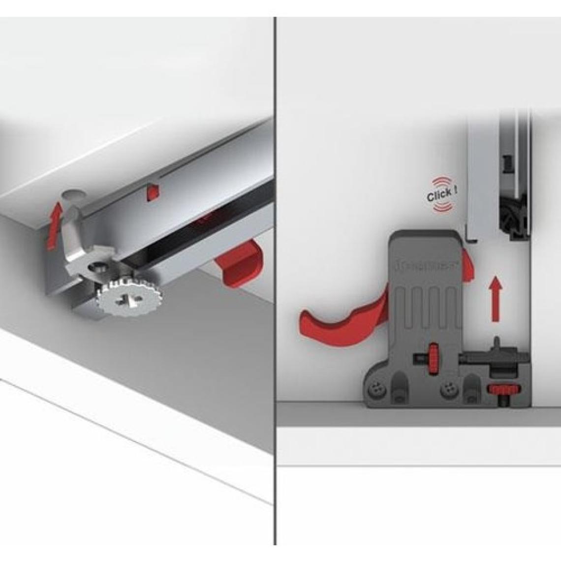 Samet Smart Slide Tek Açılım Frenli Ray 350 Mm