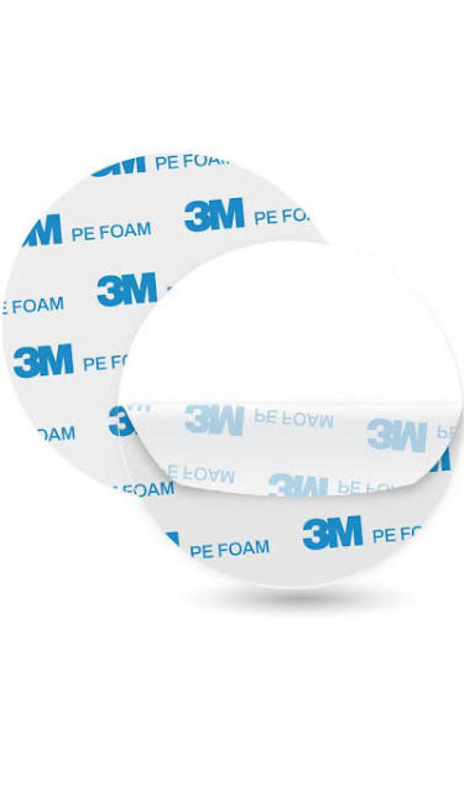3M Çok Güçlü Akrilik Köpük Bant 100 Adet Hazır Kesim 20MM Çap