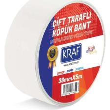 Kraf Çift Taraflı Köpük Bant 38 x 5 mm