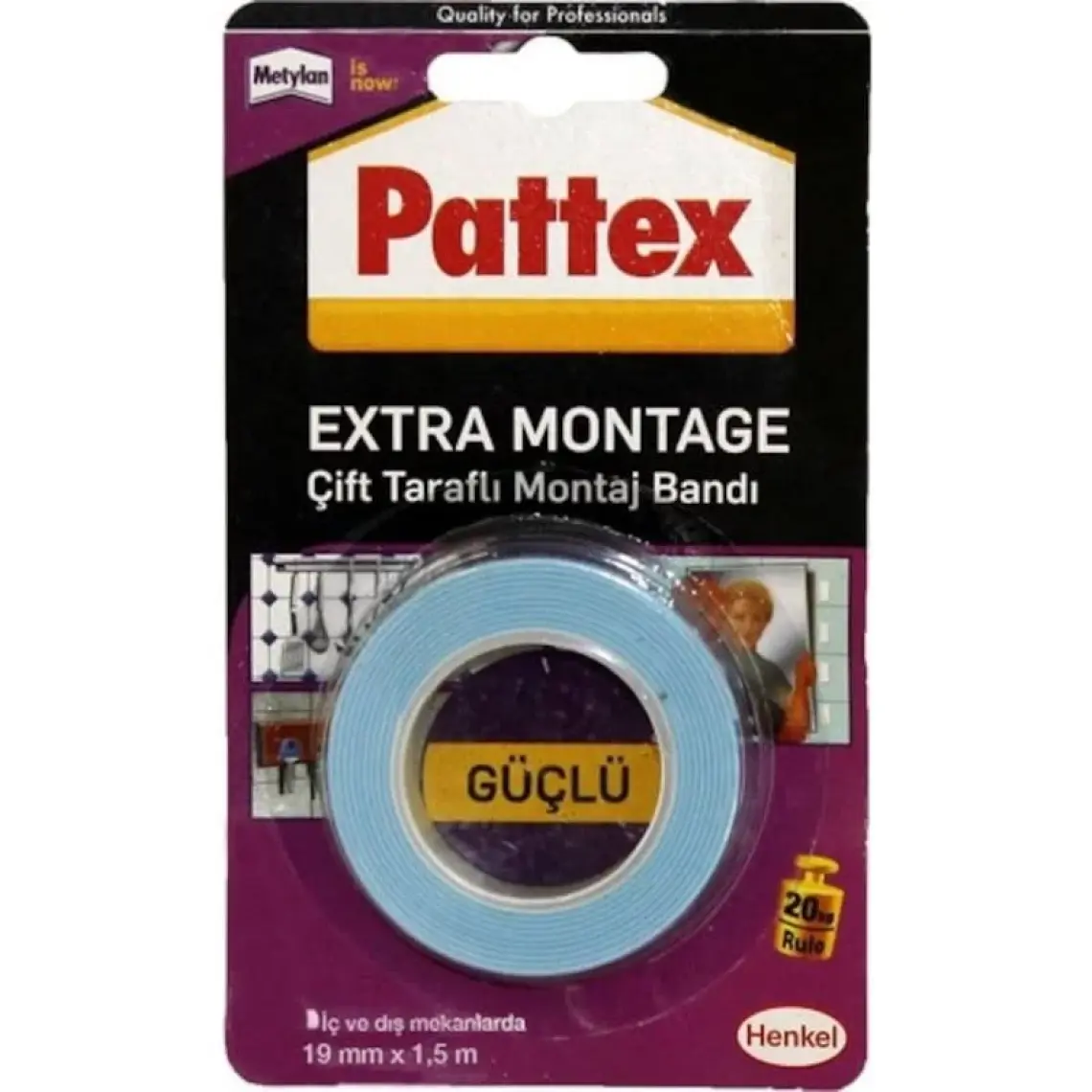 Pattex Çift Taraflı Bant Double Montage 1483609
