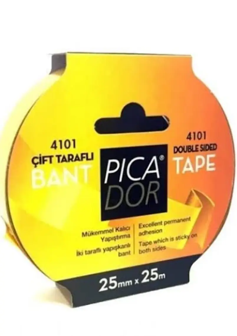 Çift Taraflı Bant İnce 25Mm*25M