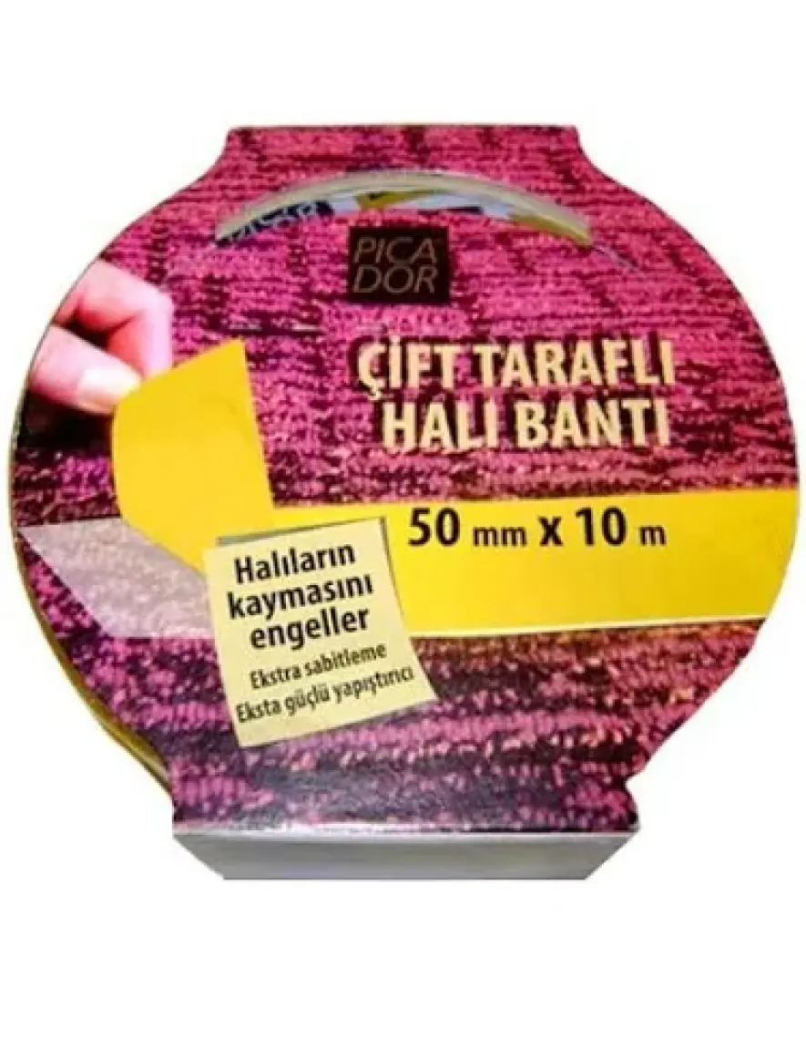 Çift Taraflı Bant İnce Halı Kaydırmaz 50Mm*10M