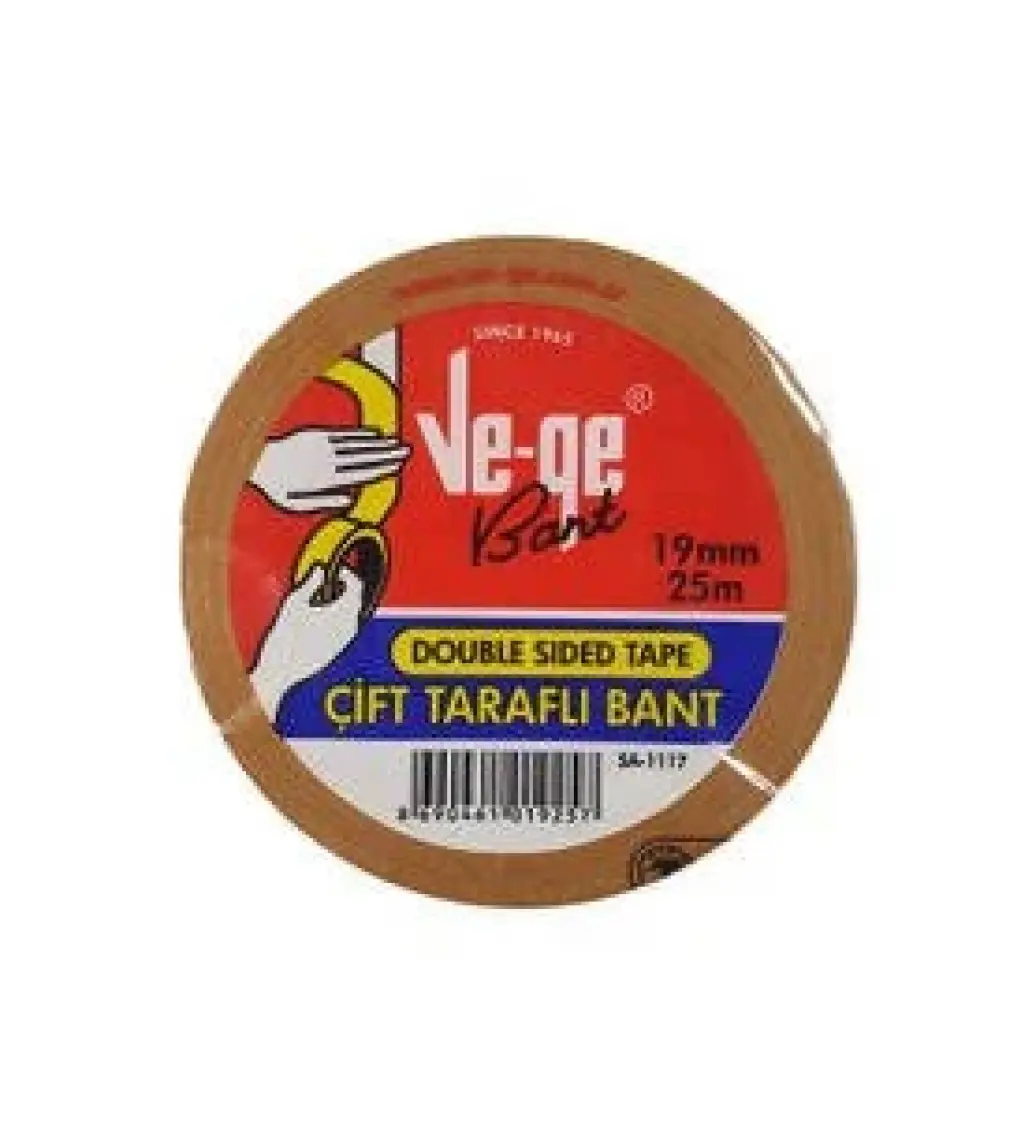 Vege 19*25 Çift Taraflı Bant