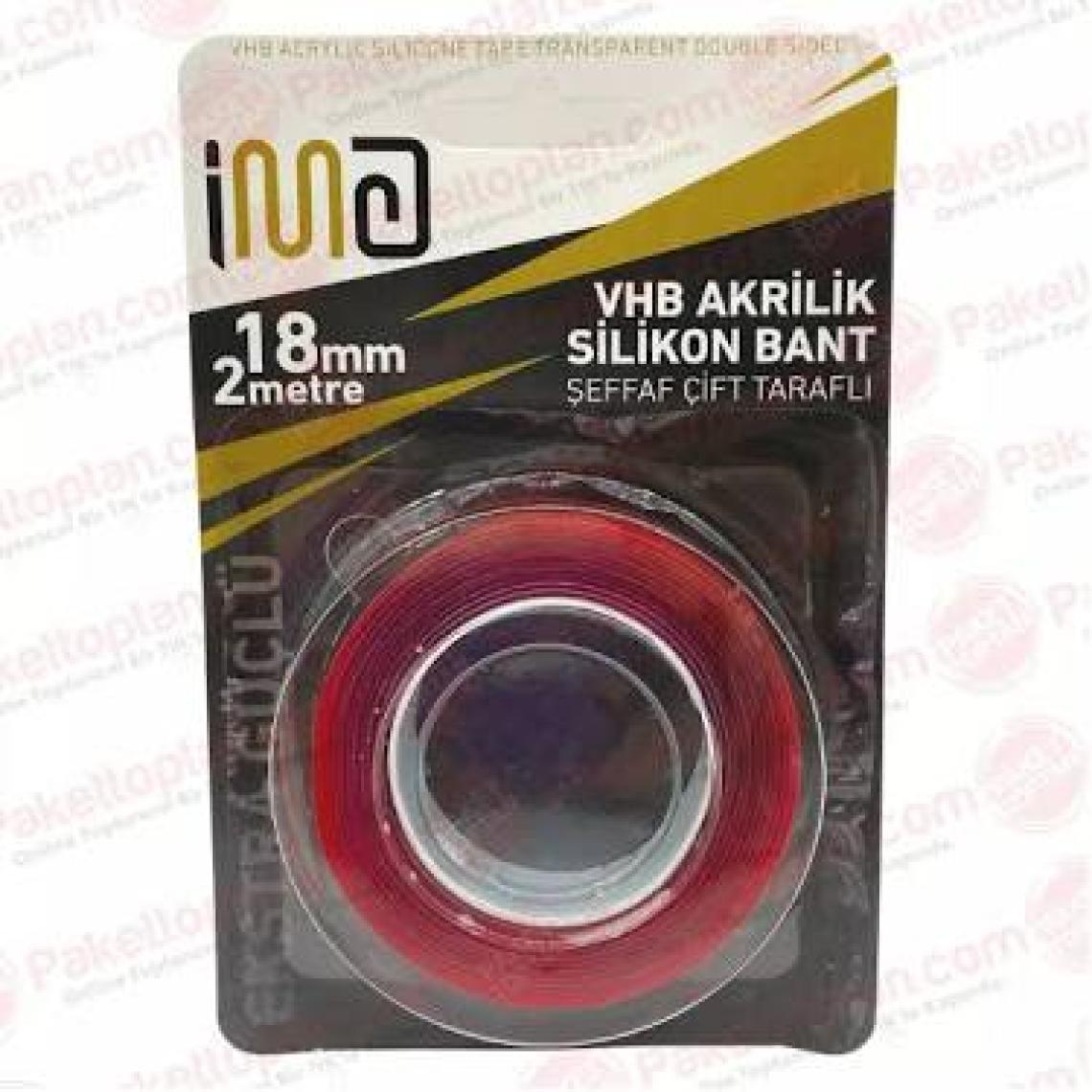 Cmk Çift Taraflı Vhb Akrilik Silikon Bant 18MM x 2 Metre
