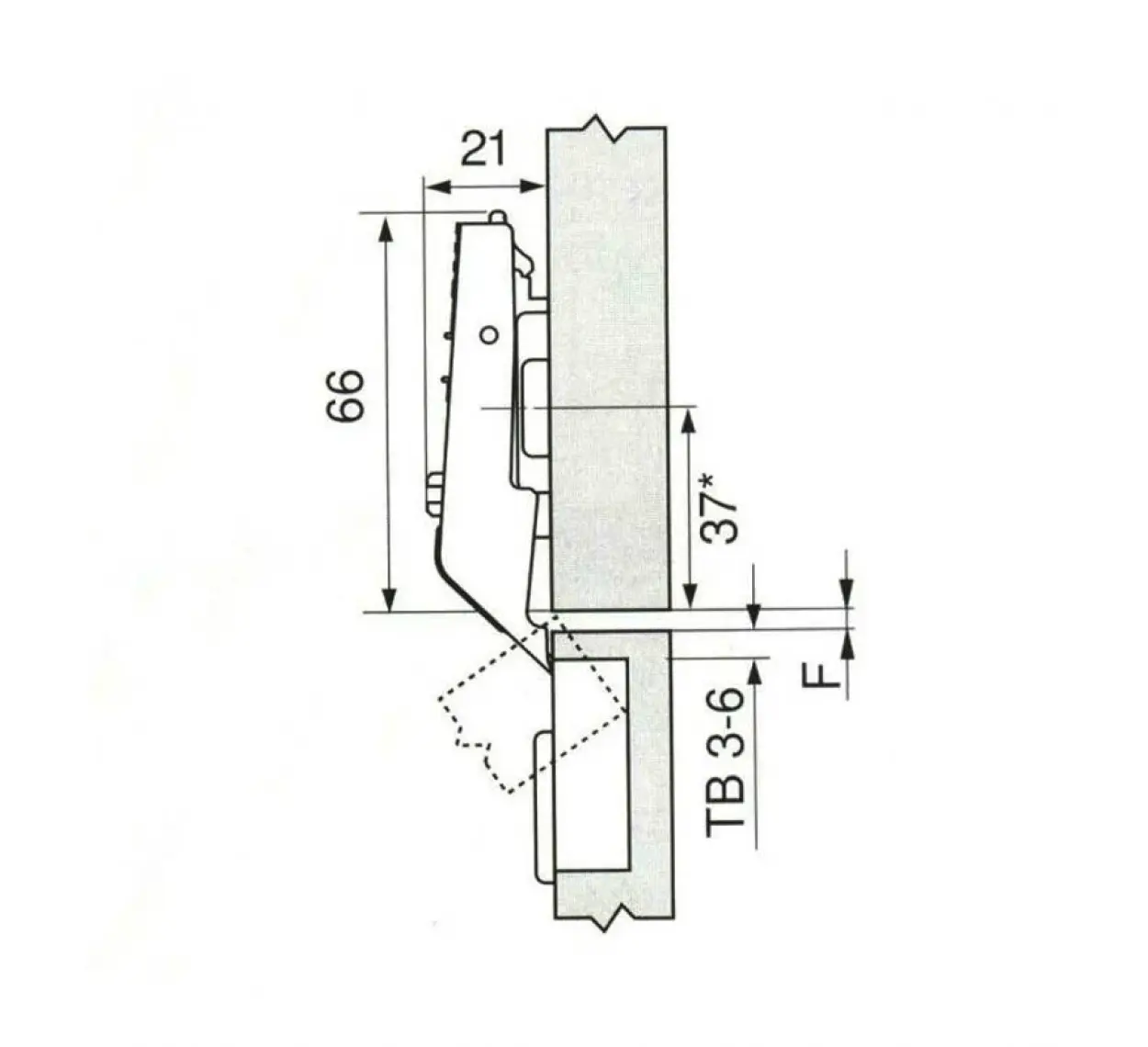 Blum Clip Top Aventos Menteşesi