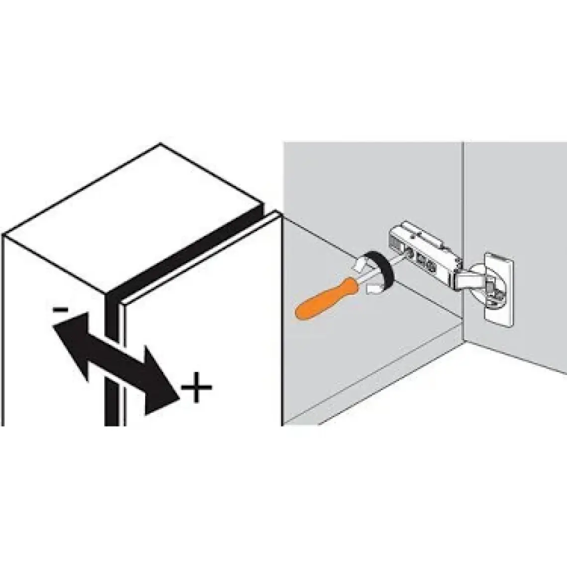 Blum Clip Kör Kapak Sabit Kapak Menteşesi 90 drc