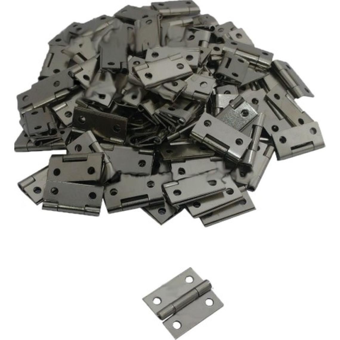 Yıldırım Tavla Menteşesi Nikel Renk Mini Boy 1.9 cm Kutu Aksesuar Menteşe