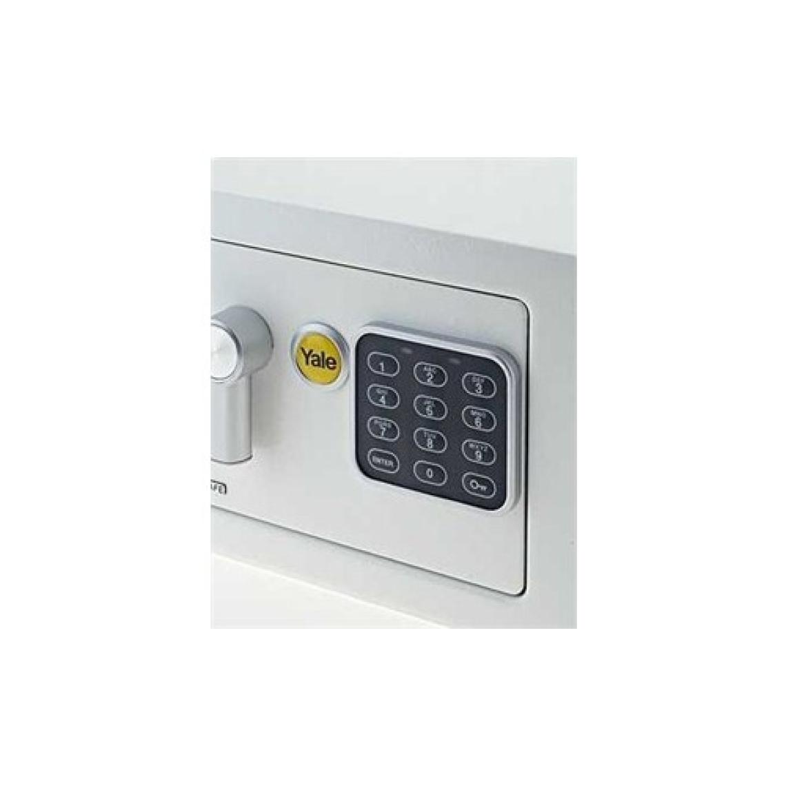 Yale YSV/170/DB1 Kollu Mini Boy Beyaz Dijital Para Kasası