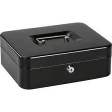 Stilmax Germany  Büyük Boy Anahtarlı Çelik Kasa Büyük Boy Bozuk Para Kasası Nakit Kutusu Cash Box 9X18X25 cm