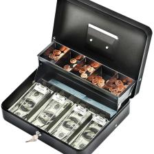 Mühlen Cash Box CB300 Fonksiyonel Taşınabilir Anahtarlı Para Çekmecesi/kutusu Otomatik Para Rafları