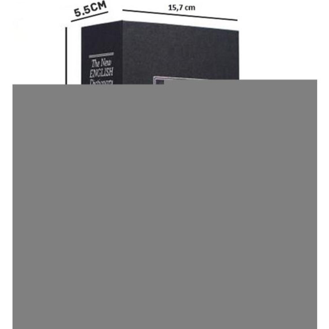 SPELT 24cm XL Büyük Boy Kitap Şeklinde Gizli Kasa Şifreli Kilitli Sözlük Para Mücevher Kasası