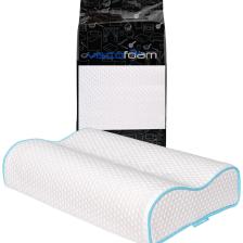 Çift Taraflı Yüksek Boyun Destekli Ortopedik Yastık Visco Yastık - 55x35x12-11cm