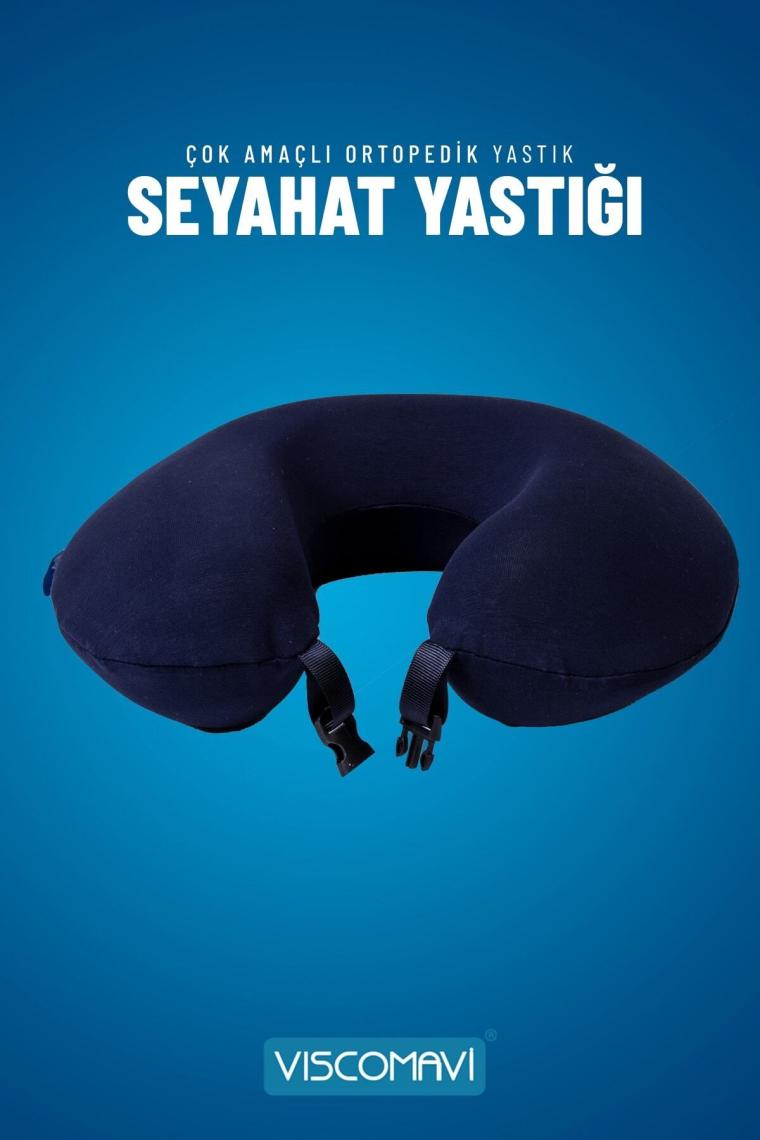 Visco Seyahat Yastığı (ortopedik Visco Seyahat Yastığı Boyun Yastığı Visco Yastık Boyunluk