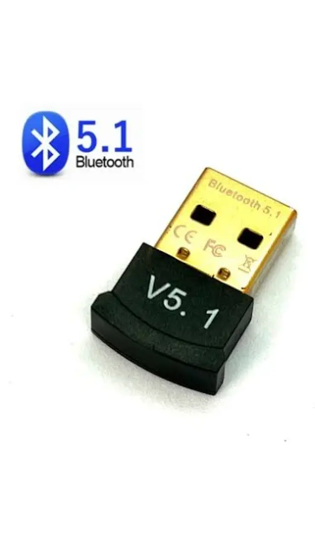 Boblov Bluetooth 5.1 Doungle V5.1 USB Bluetooth Adaptörü Alıcı Verici Mini Kablosuz Bluetooth Dongle