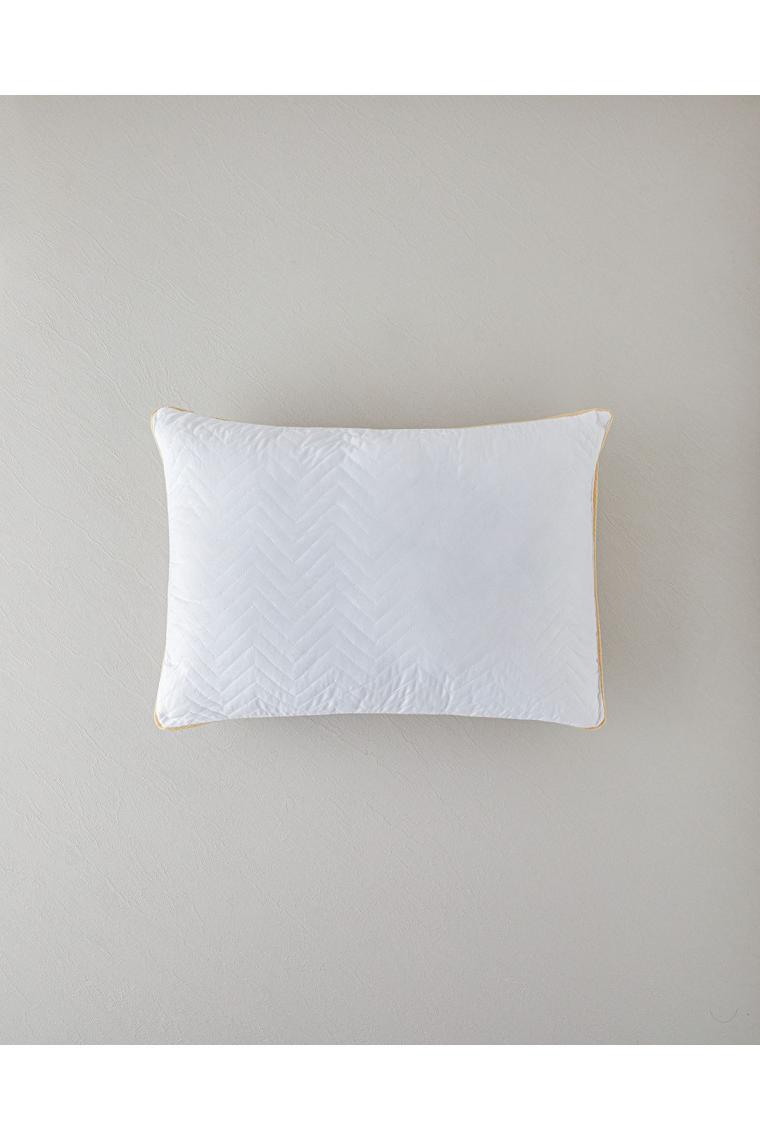 Air Plus Mikrofiber Yastık Beyaz-gold