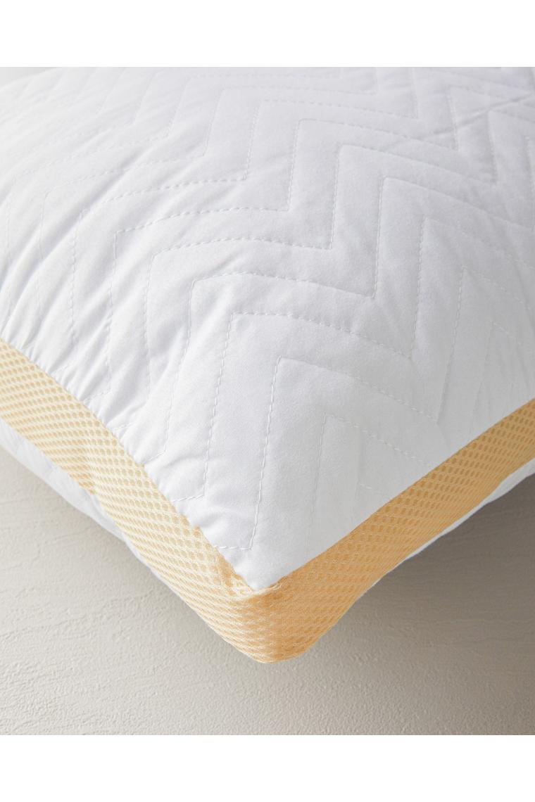 Air Plus Mikrofiber Yastık Beyaz-gold