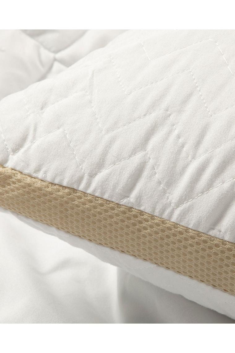 Air Plus Mikrofiber Yastık Beyaz-gold