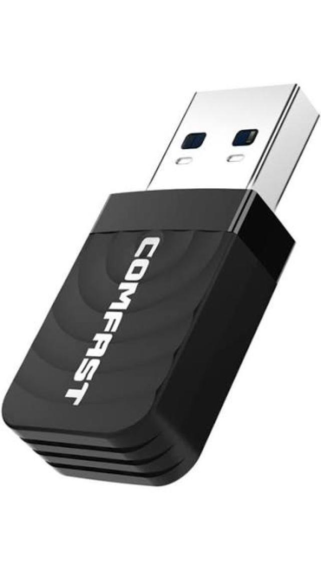 Schulzz 5142 Comfast 1300 Mbps USB Mini Wifi Adaptörü RTL811 5ghz Kablosuz Alıcı