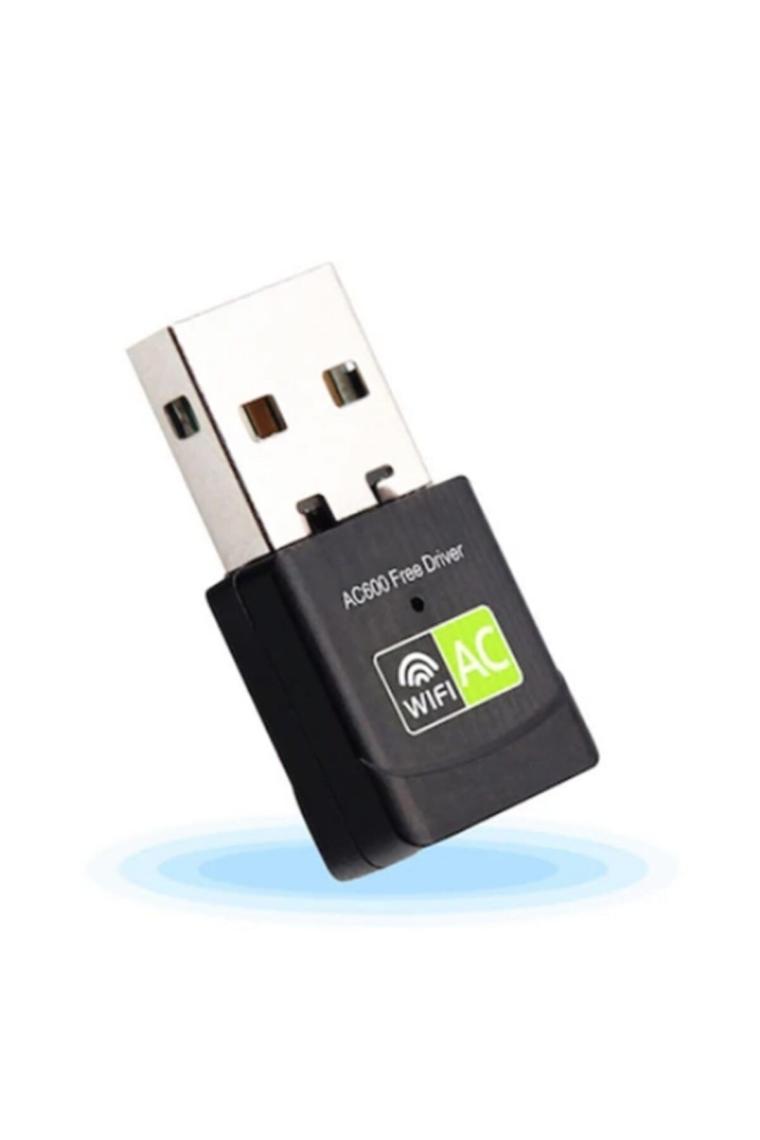 Ally Çift Bant 600 Mbps 2.4 Ghz +5 Ghz USB Kablosuz Wifi Adaptör AL-33245