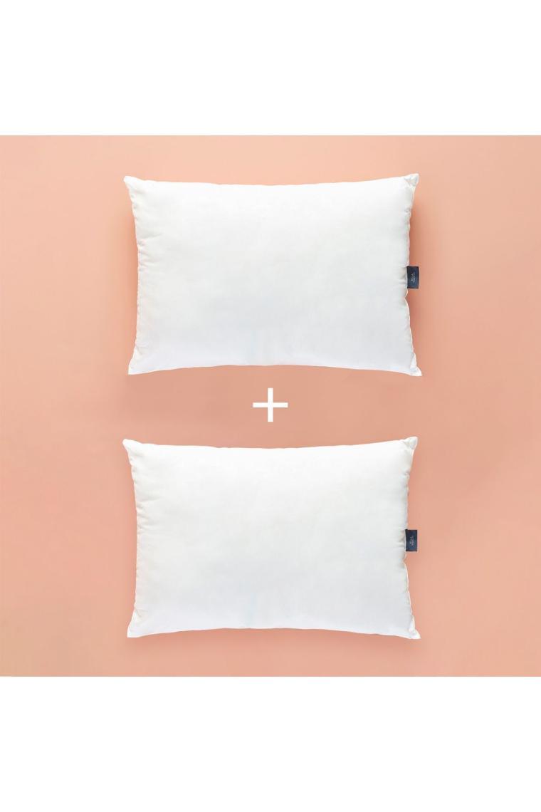 Bella İkili Microfiber Yastık Beyaz (50x70 cm)
