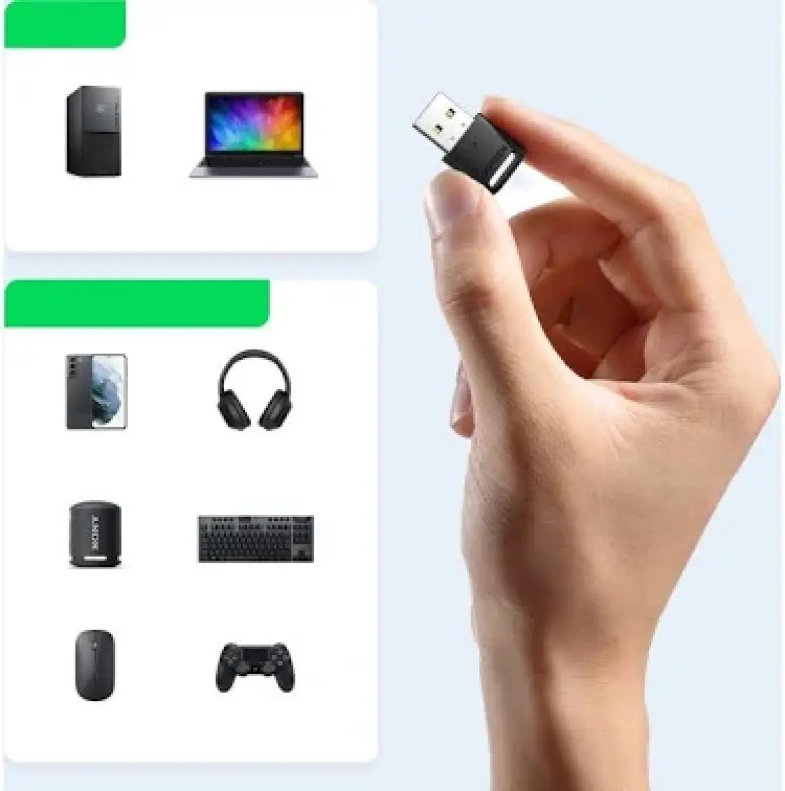 Ugreen USB Bluetooth 5.0 Mini Dongle Adaptör