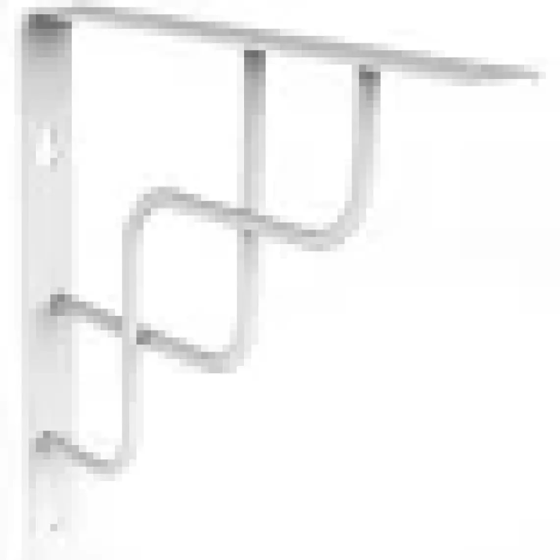 DECORMET Zig Zag Raf Altı Konsol 200X200 Mm