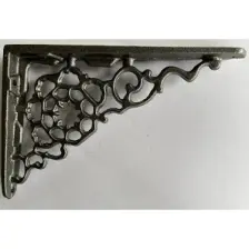 Ant Döküm Anti̇k Tarz Dökme Demi̇r Döküm Rengi Vernikli  Raf Ayağı 2 adet