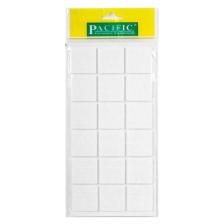 Pacific Kare Yapışkanlı Beyaz Keçe 30 mm x 30 mm 21'li