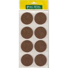 Pacific Yapışkanlı Yuvarlak Keçe 50 mm Kahve