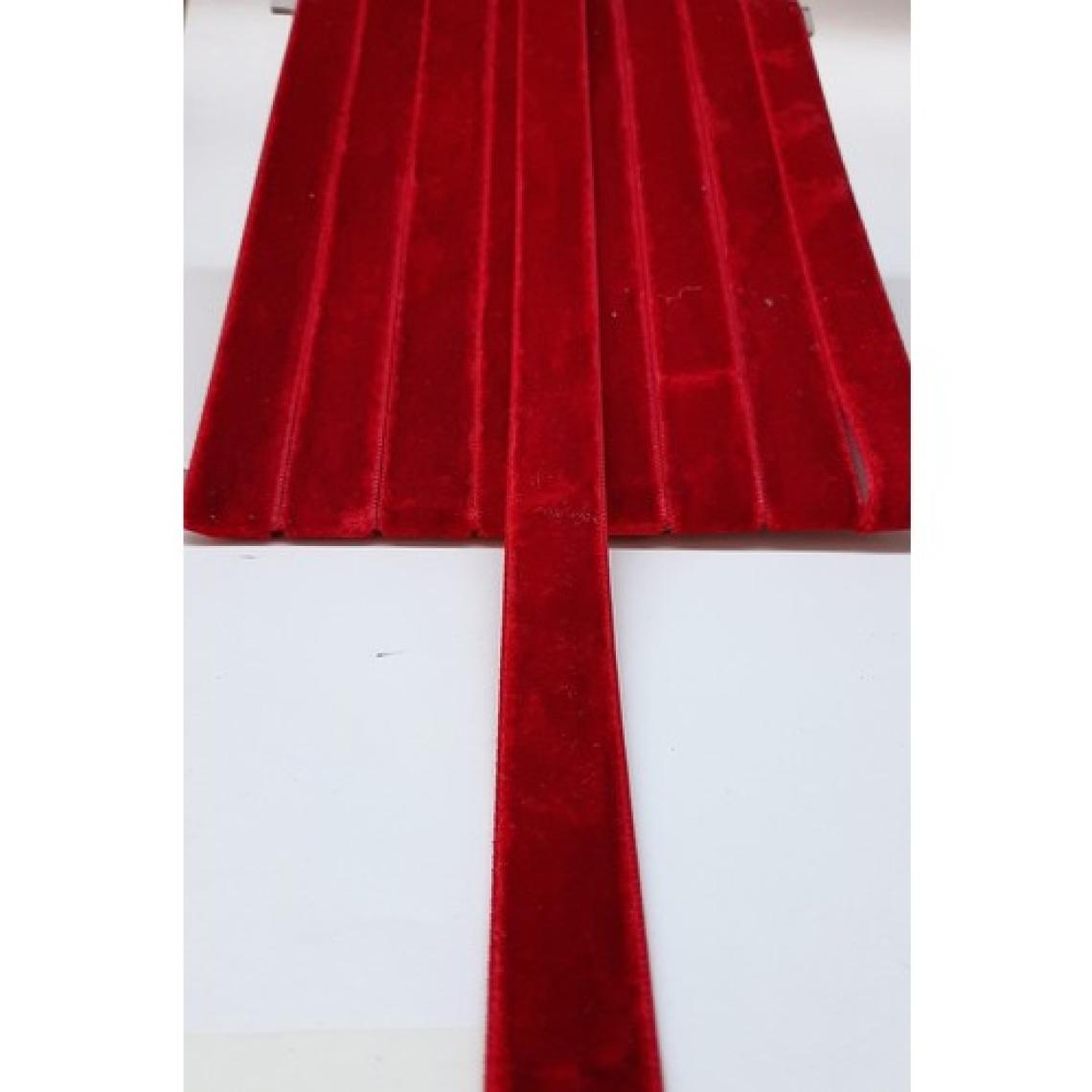 Hayalperest Boncuk Kırmızı Kadife Kurdele 2 cm