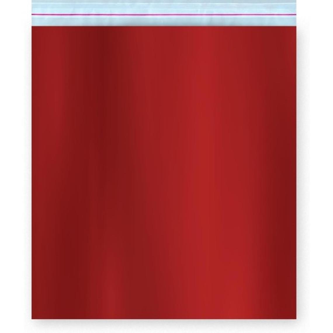 Ambalaj Pazarı Bantlı Metalize Lüks Hediye Paketi Kırmızı 30X35 cm - 50 Adet