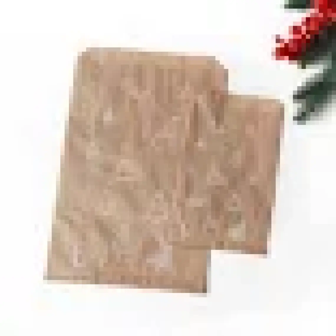 Çam desenli kese kağıdı, kraft  18x30 - 1000 adet