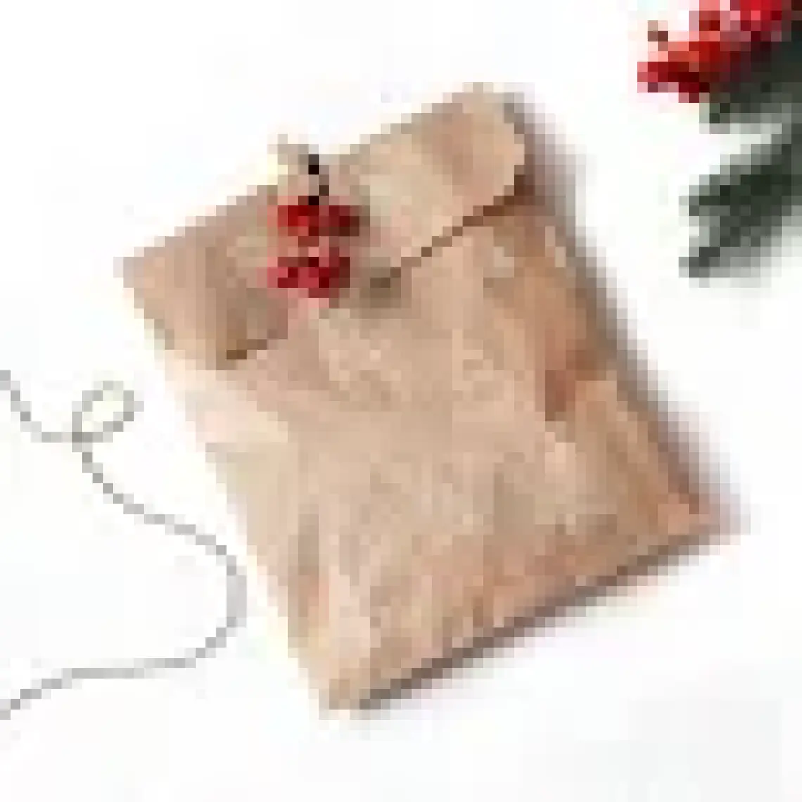 Çam desenli kese kağıdı, kraft  18x30 - 1000 adet