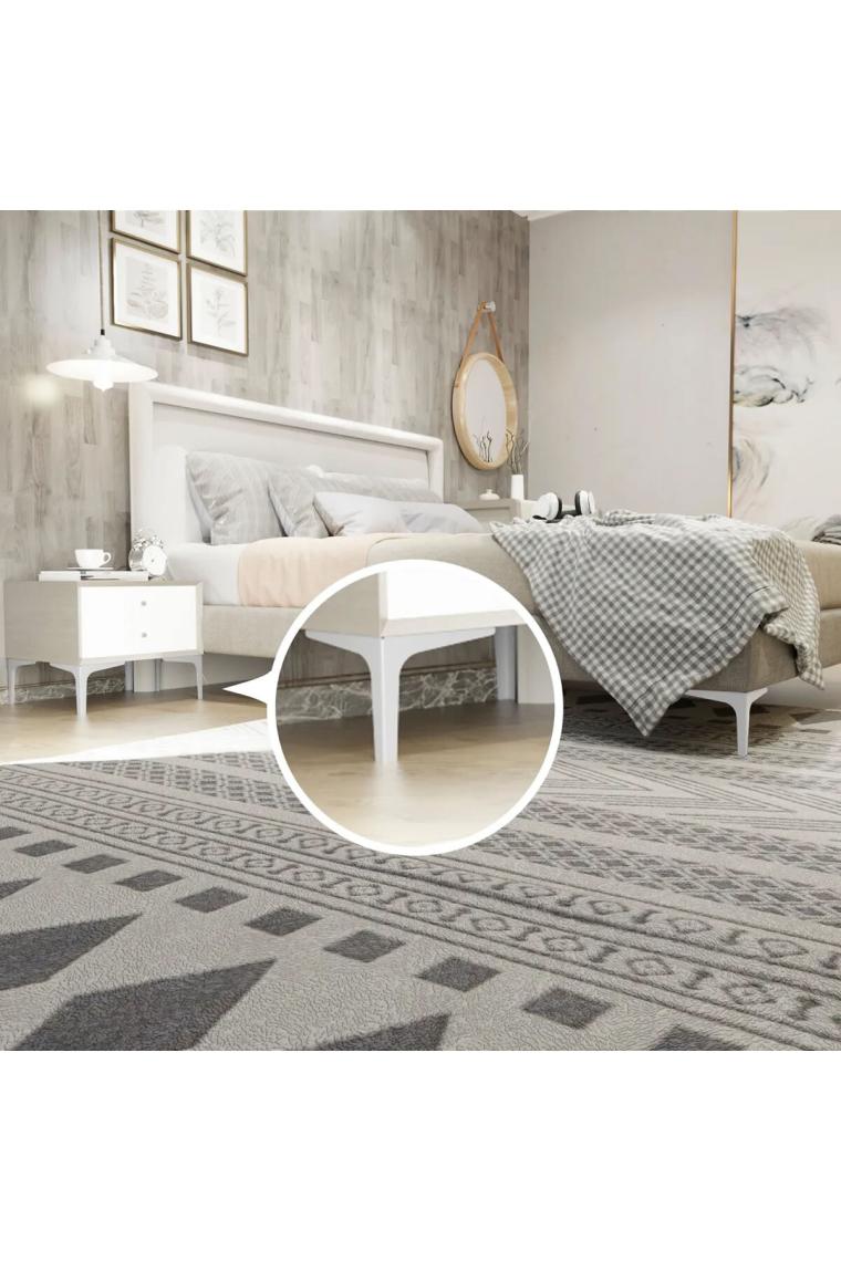 Adem Koç Plastik 12 cm Elegance Lüks Metal Mobilya Koltuk Baza Ayağı Dolap Ayağı - Tv Ünitesi Ayağı