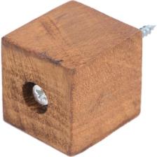 X-Perk Masa Sandalye Mobilya Ünite Kanepe Koltuk Ayak Ağaç Takoz Yükseltici 6'lı Boy 30 mm  En 30x30 mm Kahve
