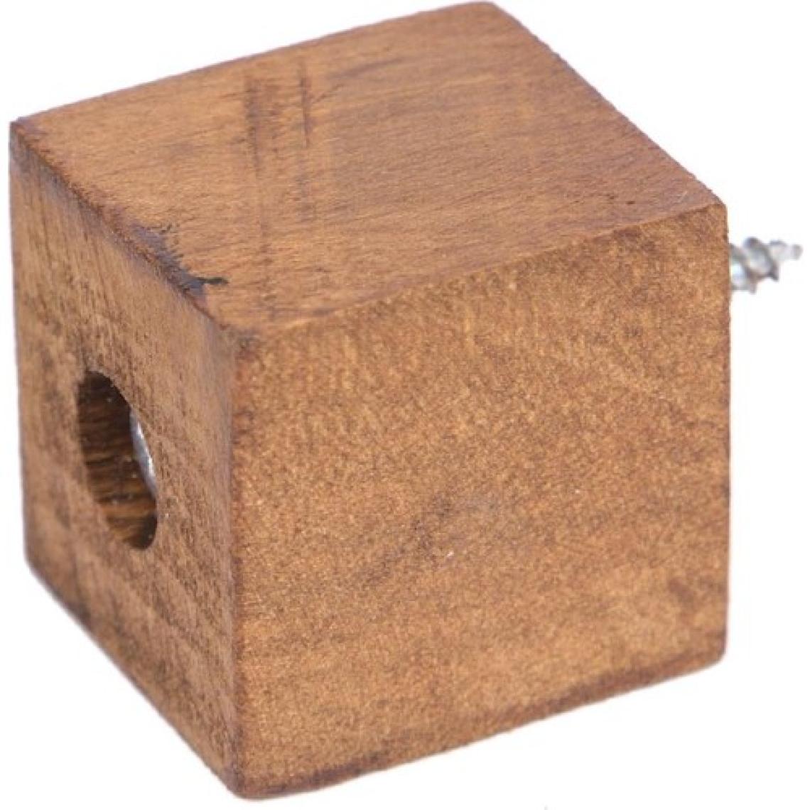 X-Perk Masa Sandalye Mobilya Ünite Kanepe Koltuk Ayak Ağaç Takoz Yükseltici 6'lı Boy 30 mm  En 30x30 mm Kahve