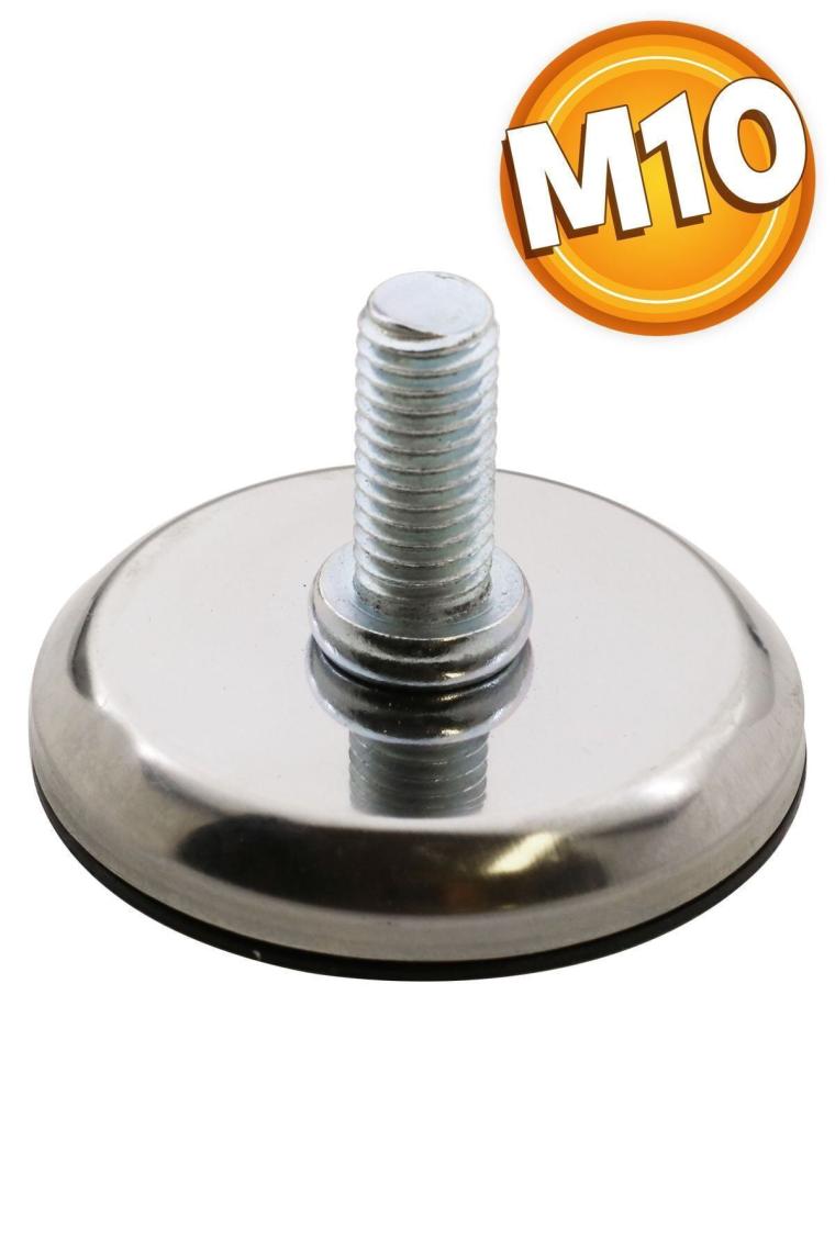 Ayder Metal Bingo Mobilya Ayağı Krom M10