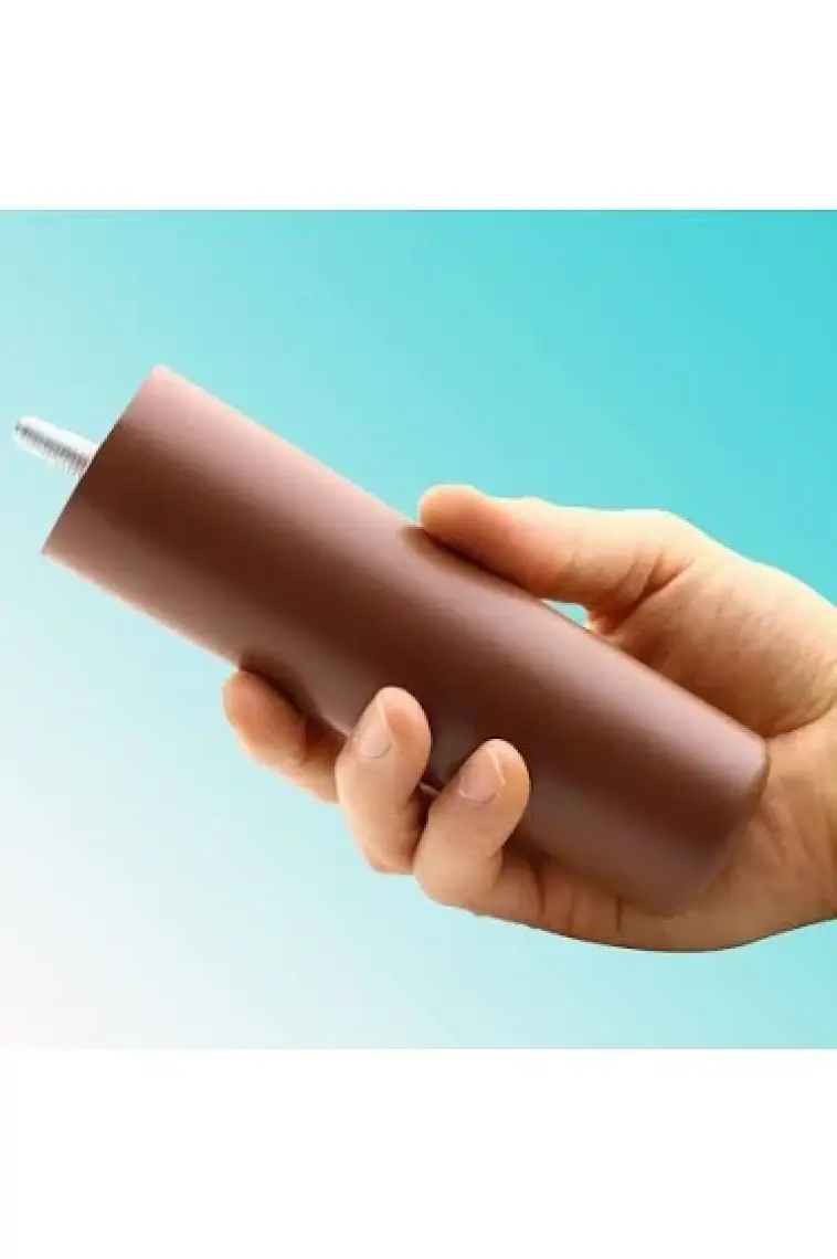Aspen 6'lı Set Mobilya Tv Ünitesi Çekyat Koltuk Kanepe Baza Destek Ayağı Ayakları 15 Cm Kahverengi