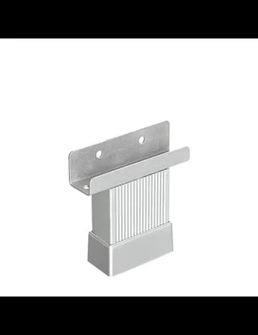 Eroğlu 20X45  Alüminyum U Çizgili Ayak Matkrom Mat Krom 12 cm